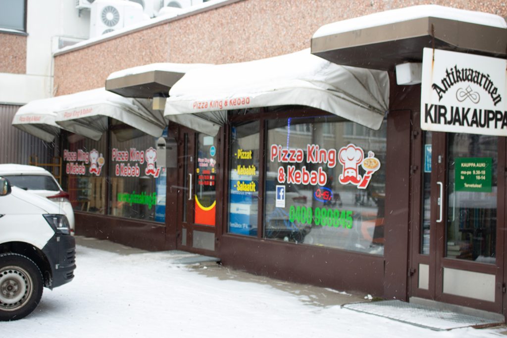 Pizzeria King katunäkymässä